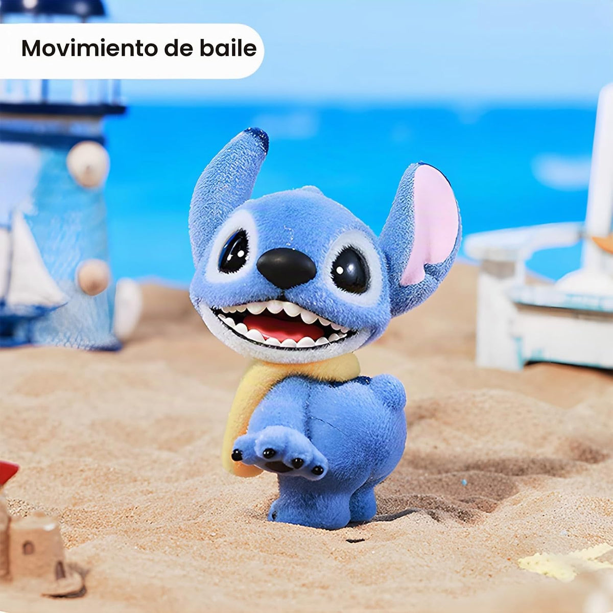 MINISO Disney Lilo & Stitch - Figura de peluche flocada, caja s...