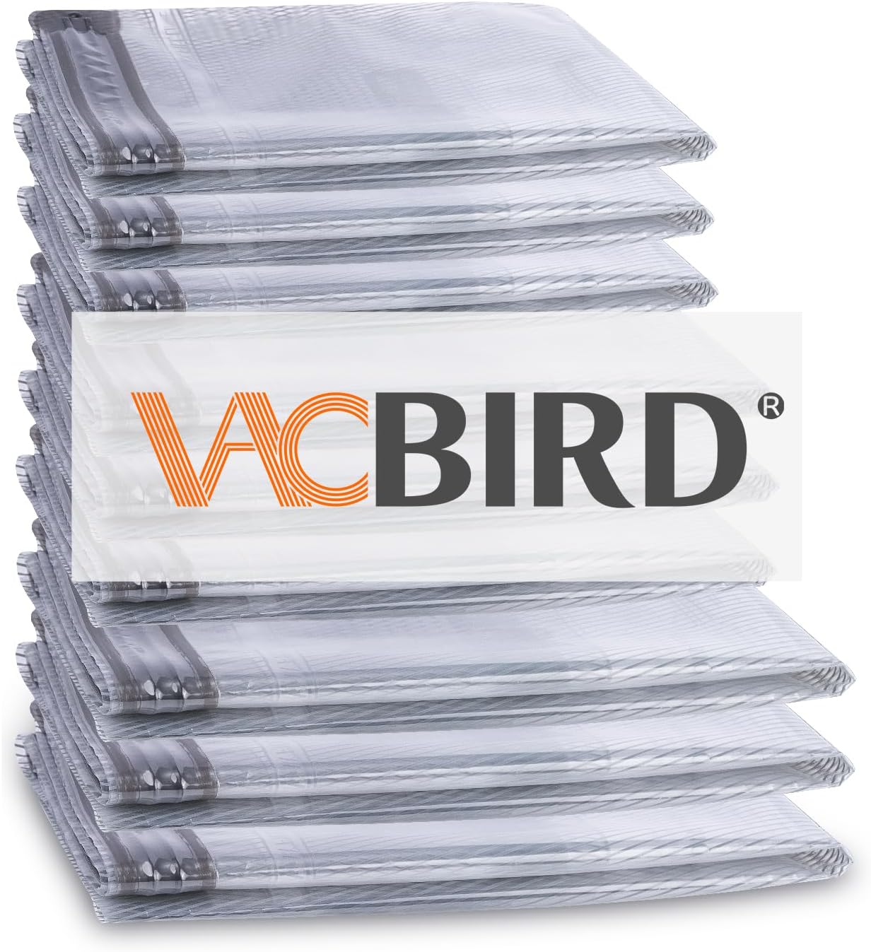 Vacbird Paquete de 9 bolsas de almacenamiento al vacío para viajes,...