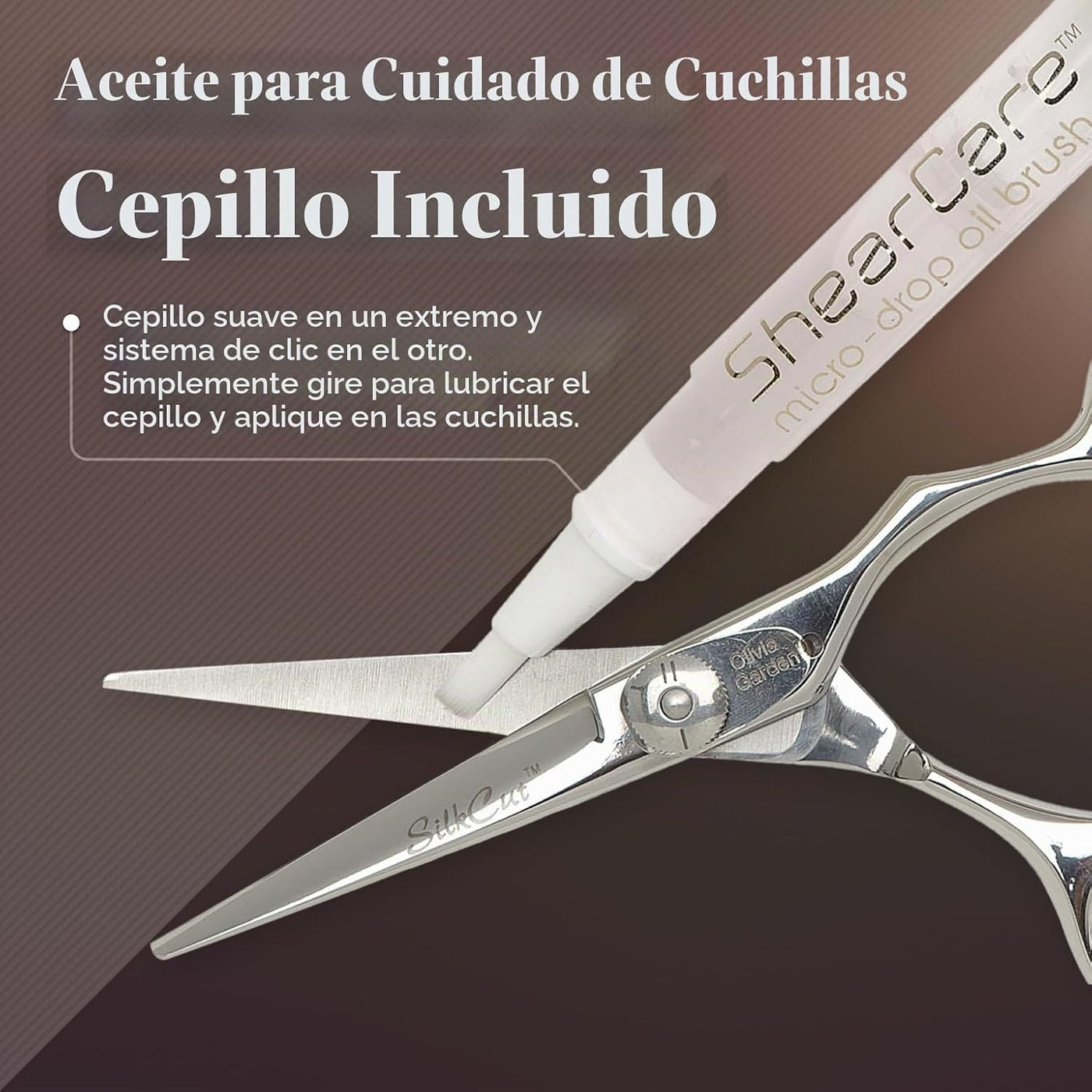 Olivia Garden SilkCut - Cizalla profesional para peluquería y estuc...