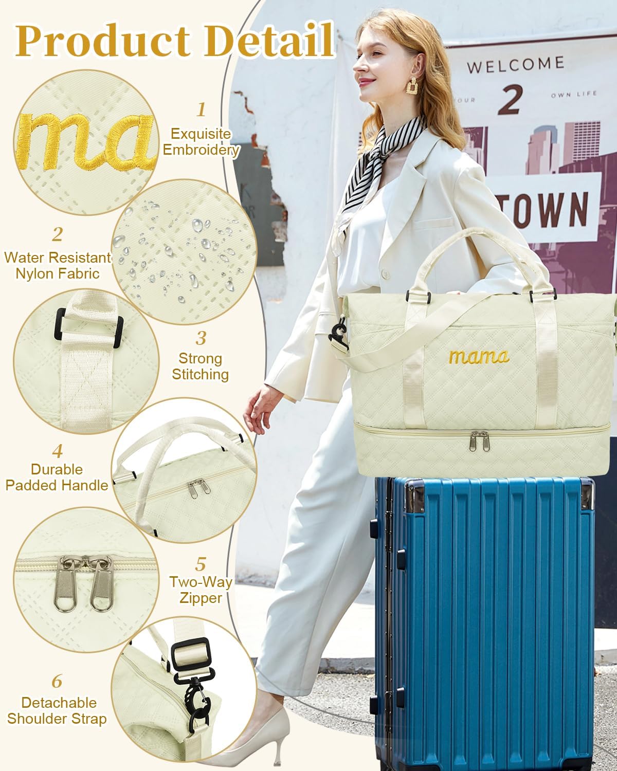 Mama Baby Bolsa de Hospital Esencial para Embarazo para Mujeres Par...