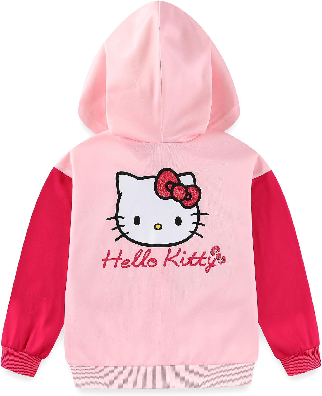 Hello Kitty Sanrio - Sudadera con capucha y cremallera completa par...