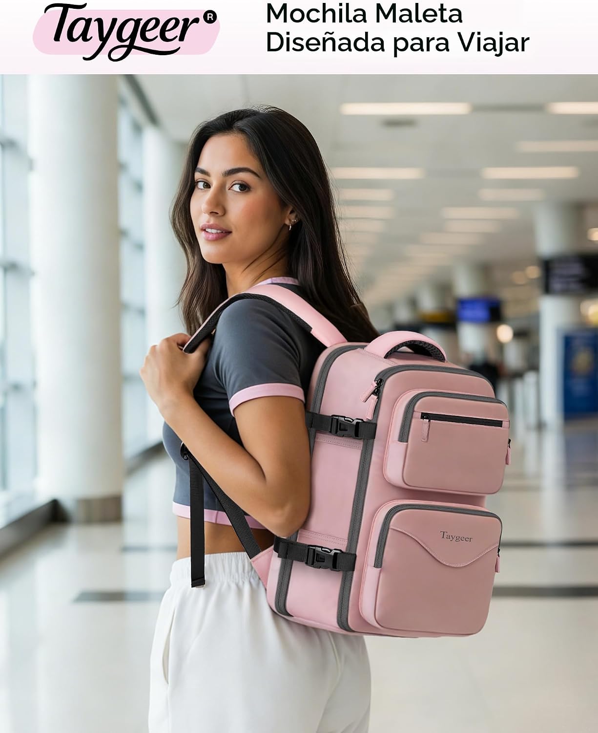 Taygeer Mochila de viaje para mujer, bolsa de artículos personales...