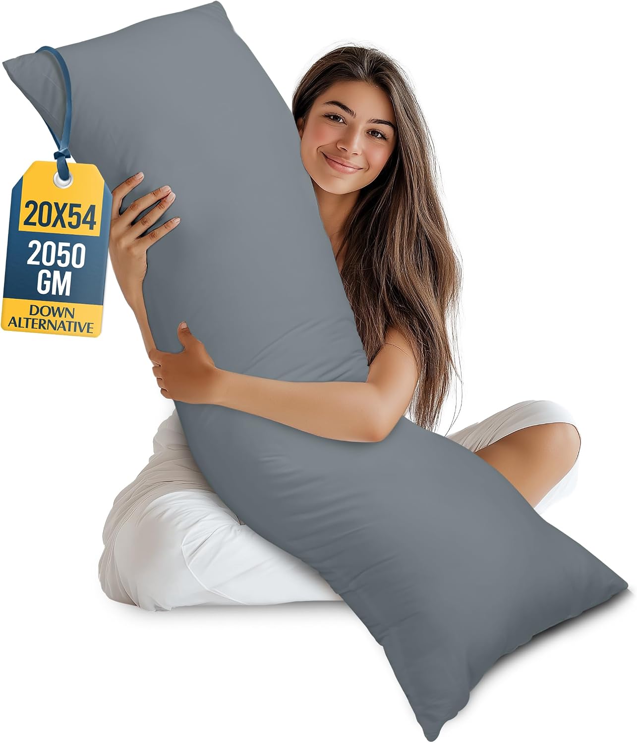 Utopia Bedding Almohada de cuerpo completo para dormir de lado, alm...