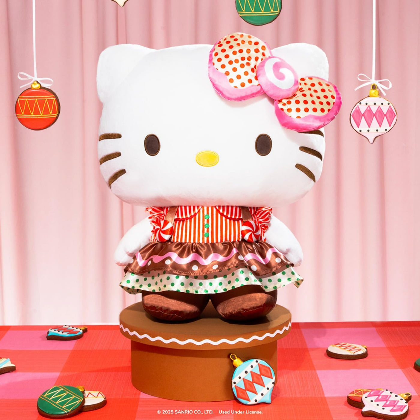 Jazwares Hello Kitty® - Peluche navideño de 24 pulgadas, producto o...