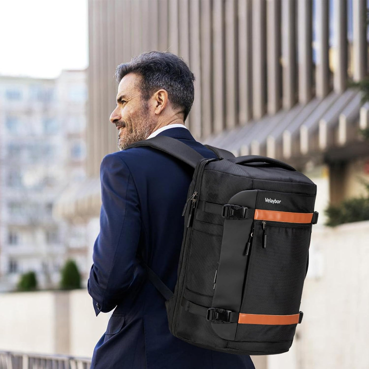 Mochila de viaje Velaybor 42L con 4 cubos de embalaje, bolsa de man...