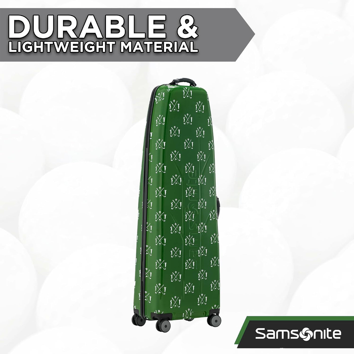 Samsonite Tour Deluxe - Funda rígida para golf, bolsa de viaje de g...