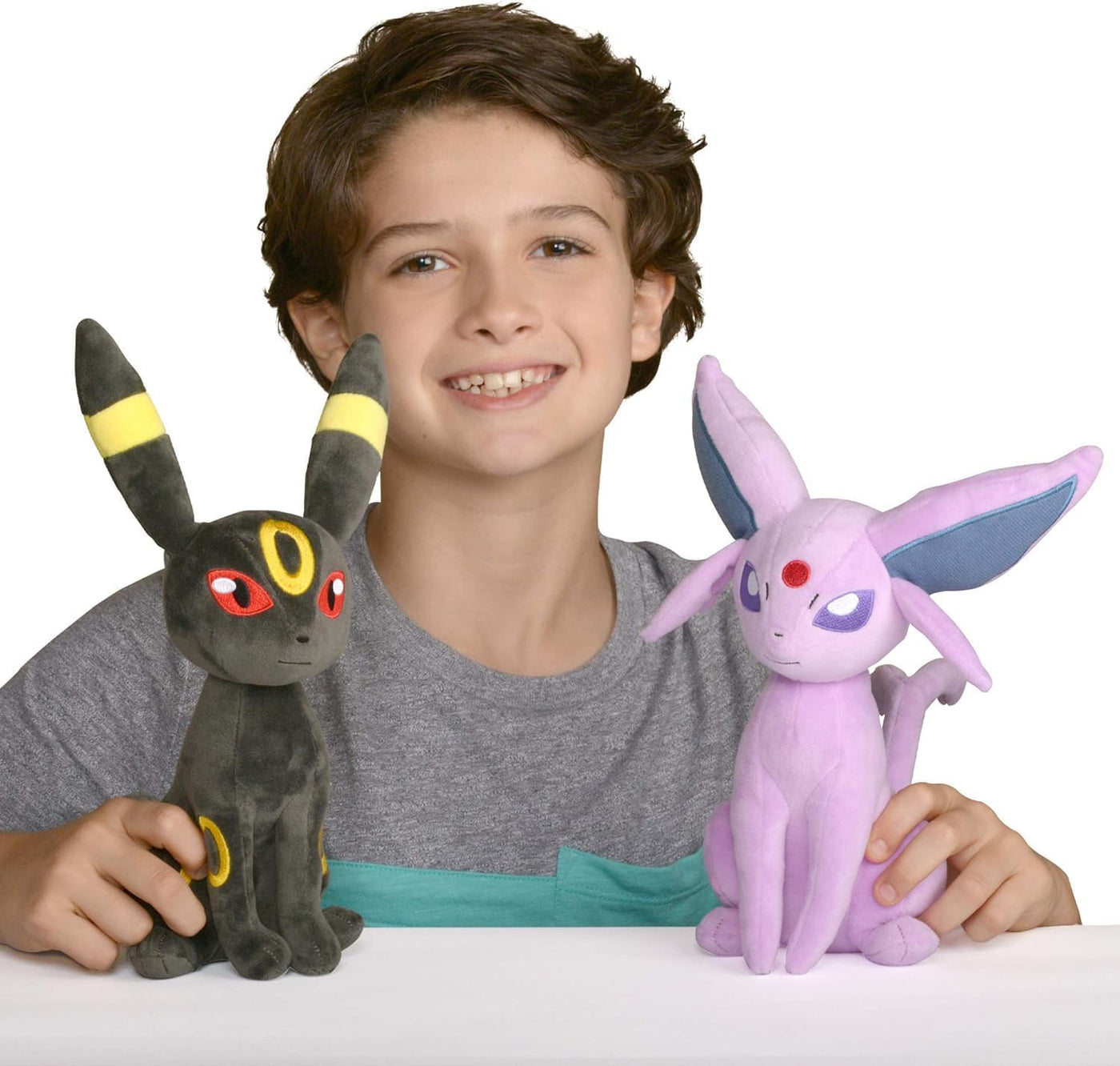 Pokemon Espeon and Umbreon - Paquete de 2 peluches suaves de 8 pulg...