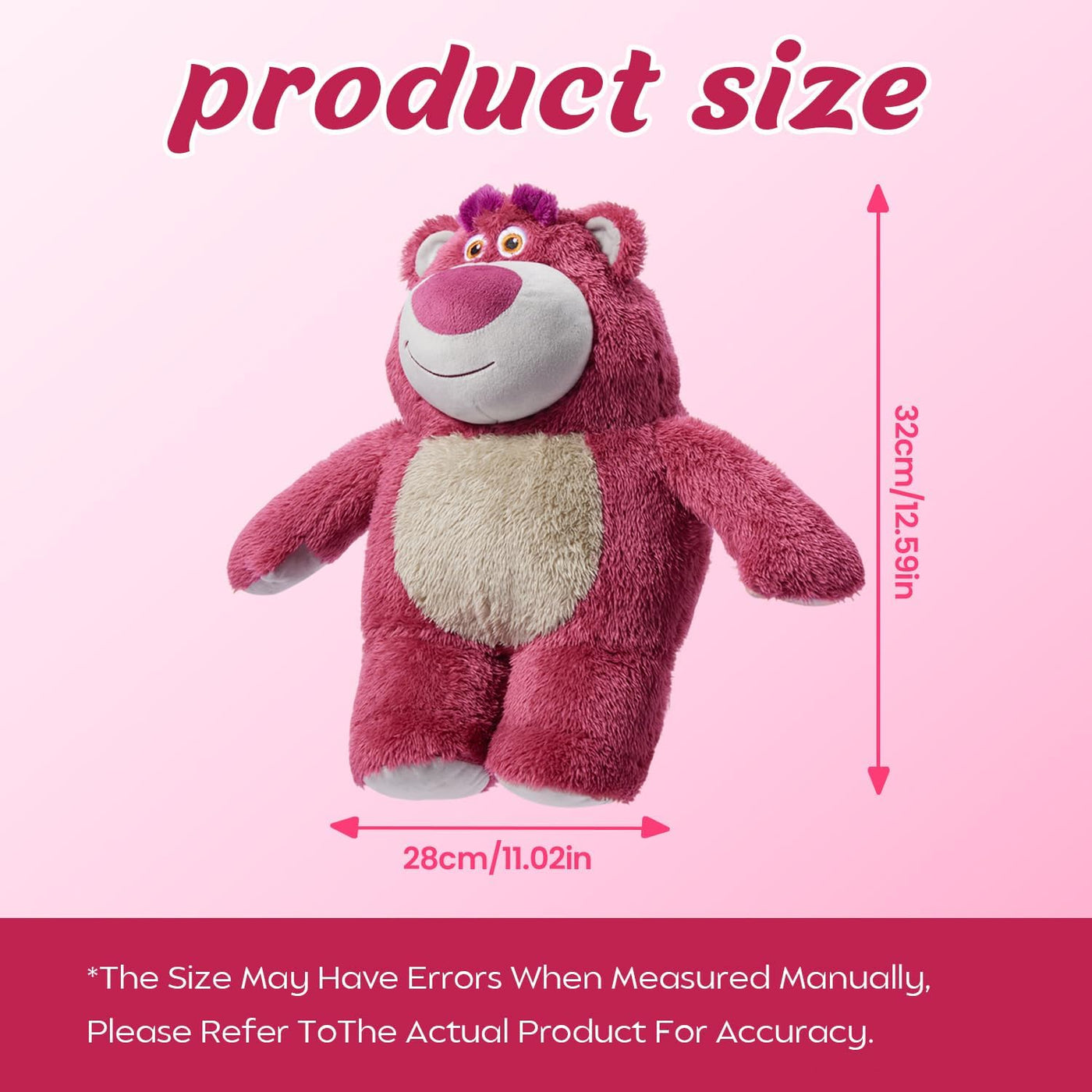MINISO Juguete de peluche de Disney Lotso de 12.6 pulgadas, animale...