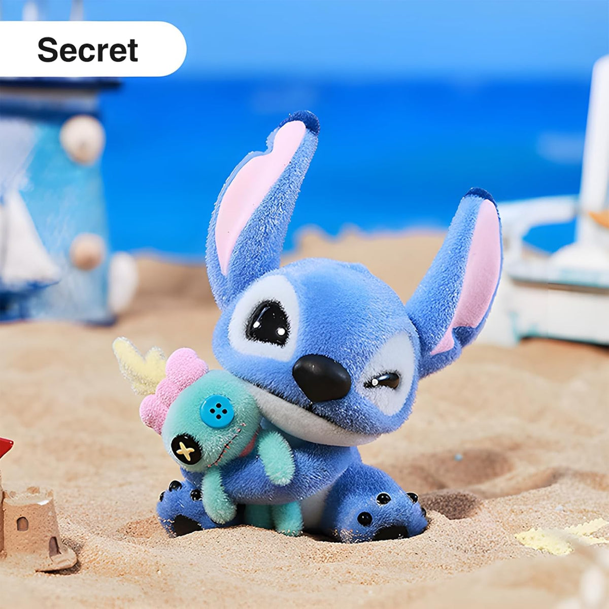 MINISO Disney Lilo & Stitch - Figura de peluche flocada, caja s...