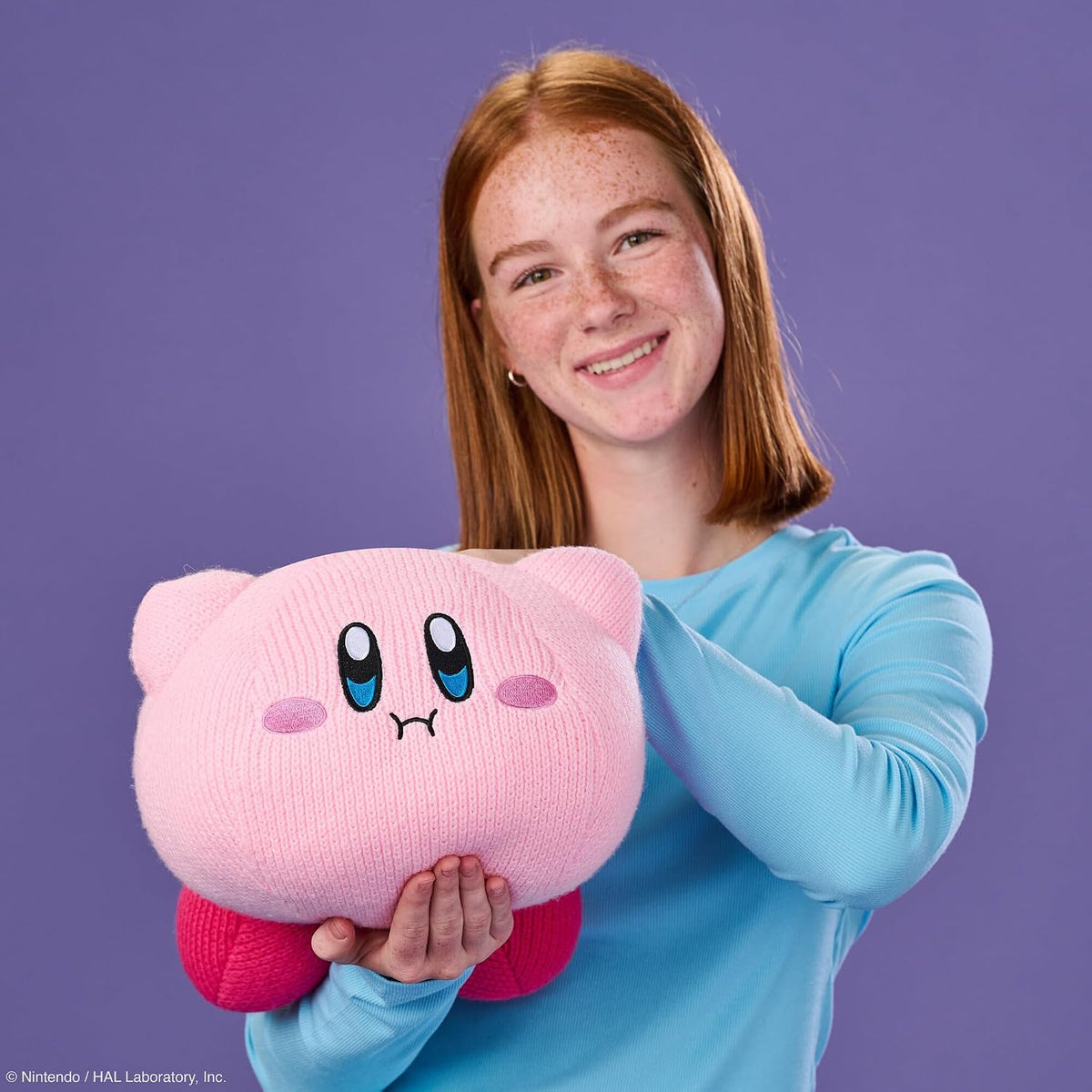 TOMY Nuiguru Knit Kirby Hovering Kirby Kirby - Peluche coleccionabl...