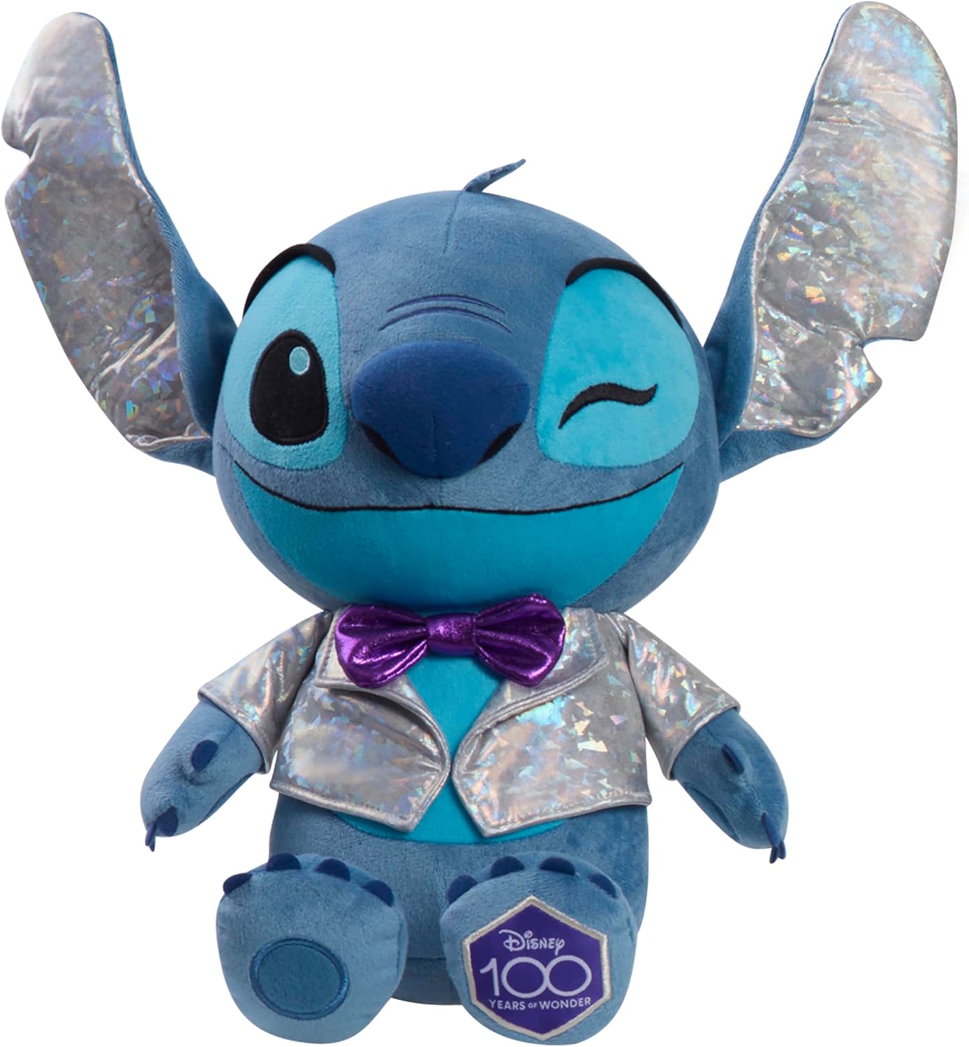Just Play Disney100 Years of Wonder Stitch - Muñeca de peluche gran...