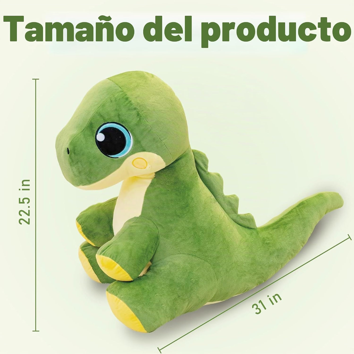 Jrystar 31" Animales de peluche grandes de dinosaurio para niño...