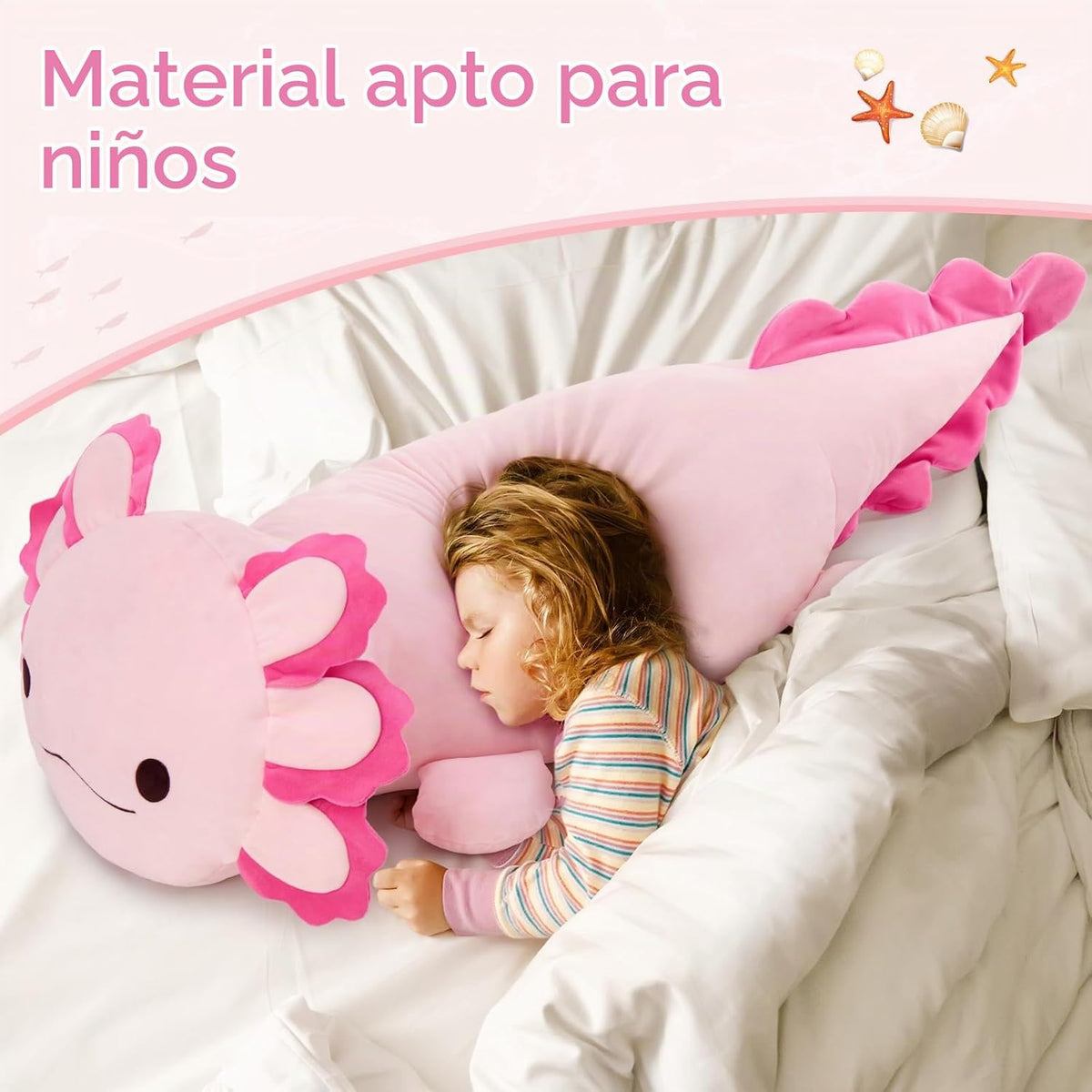 MaoGoLan Peluche de Ajolote Gigante de 47", Animal de Peluche d...