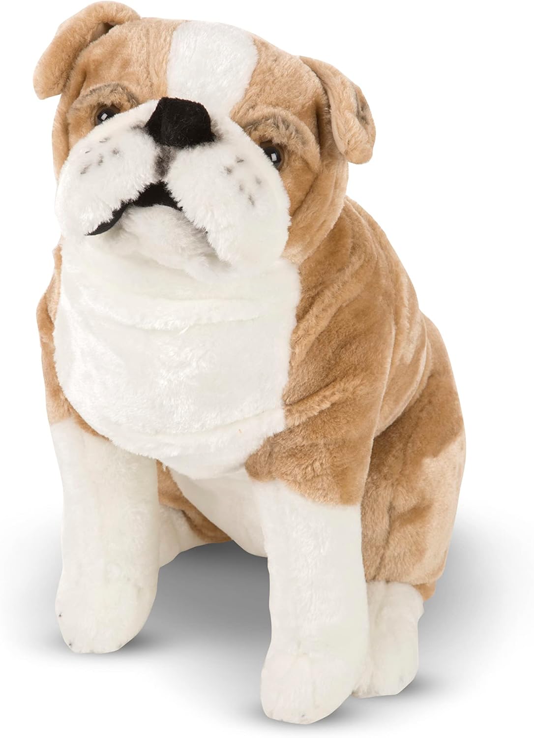 Melissa & Doug Bulldog inglés gigante, animal de peluche realis...