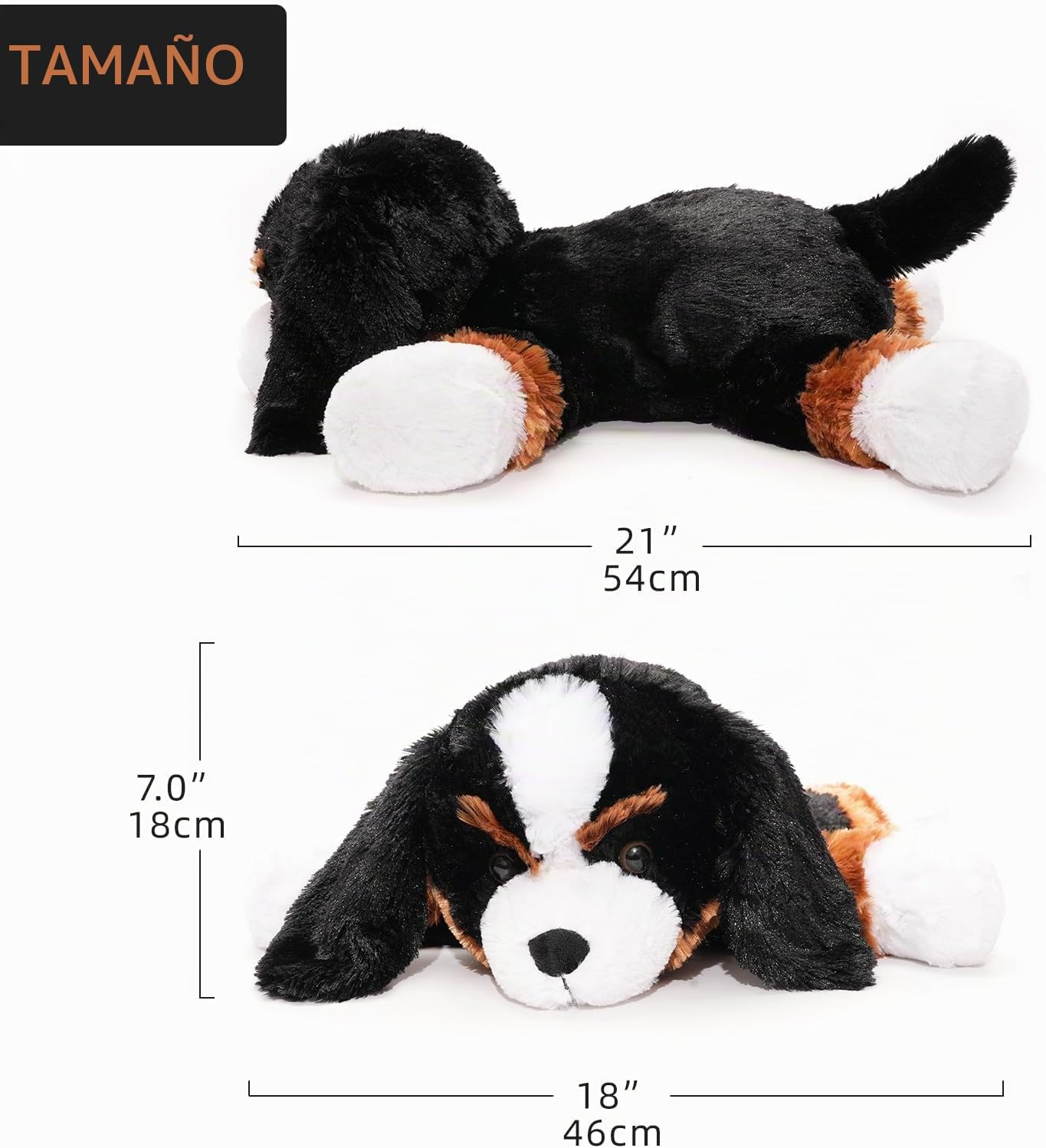 WEIGEDU Juguete de peluche para perro grande, cachorro de montaña b...