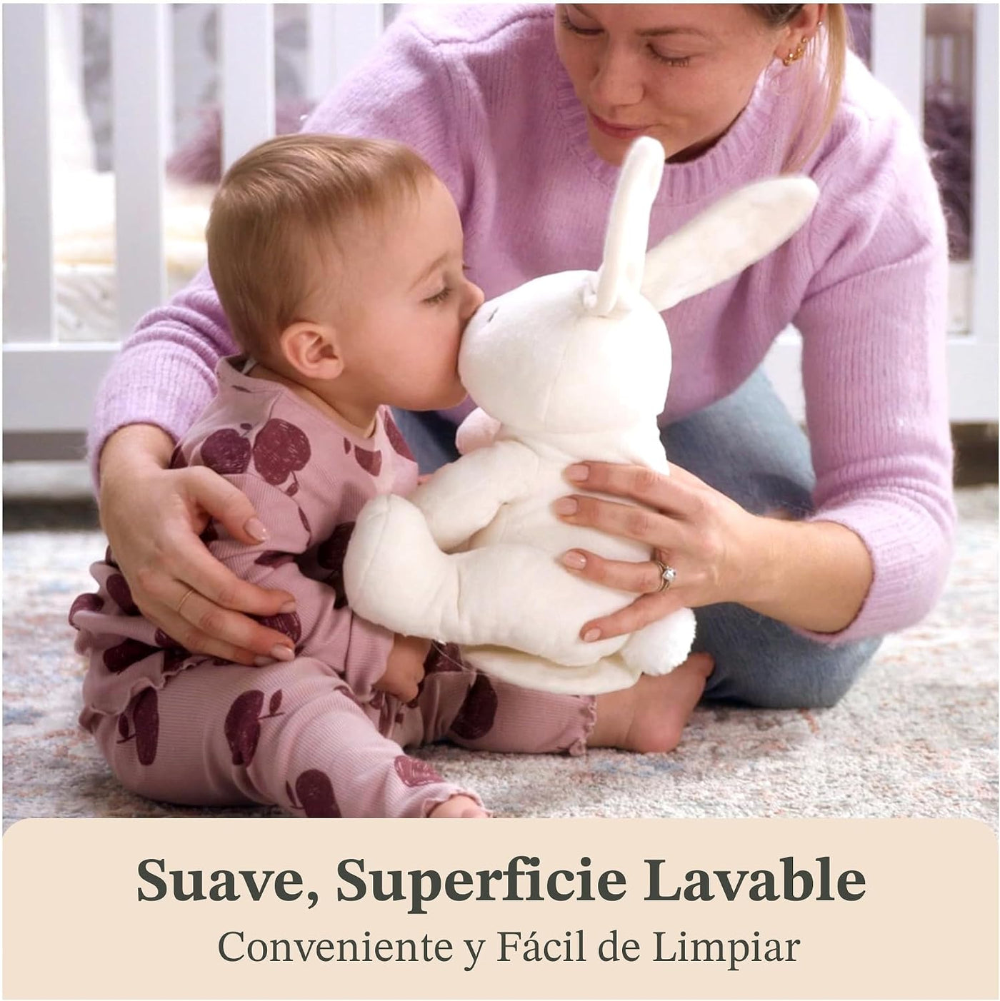 GUND Baby Flora Bunny - Juguete musical interactivo animado de 12 p...