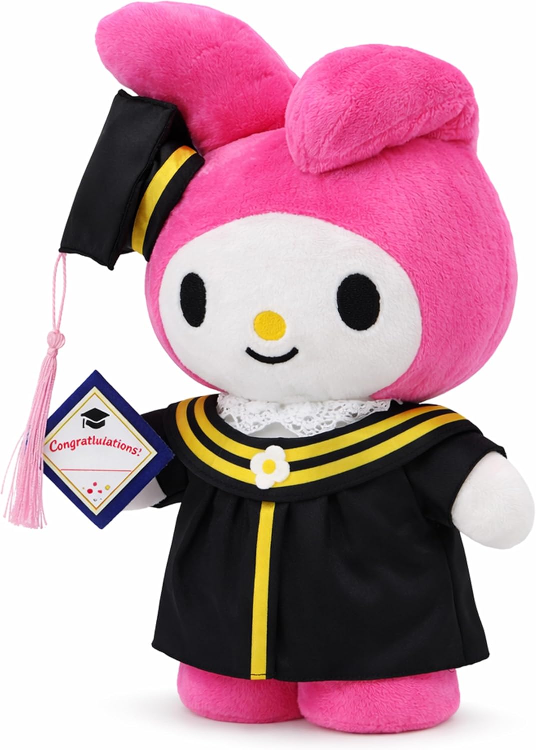 RELIGES Gato de peluche de graduación de 11 pulgadas, animal de pel...