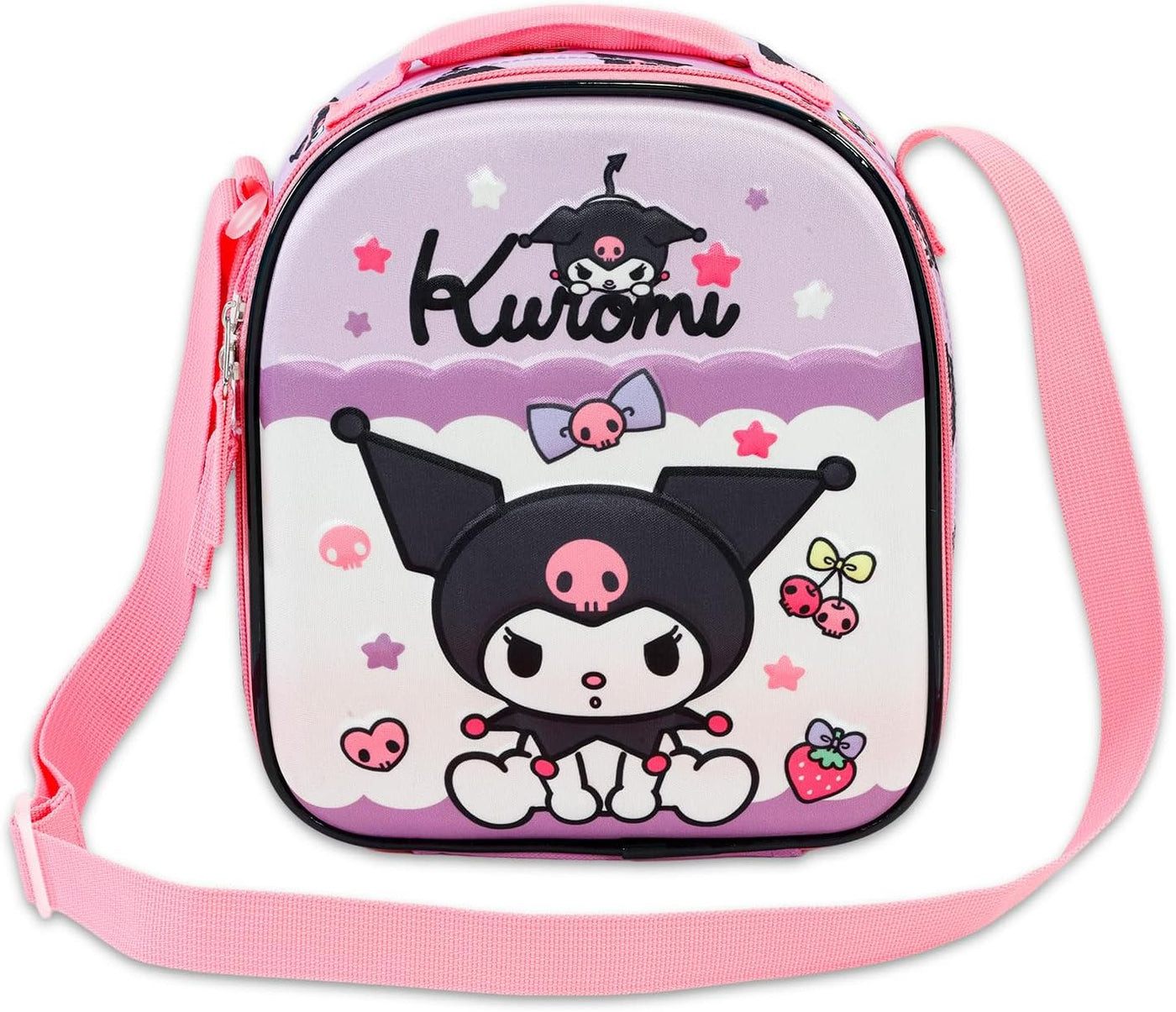 SANRIO Kuromi - Lonchera para niñas, paquete de lonchera aislada y...