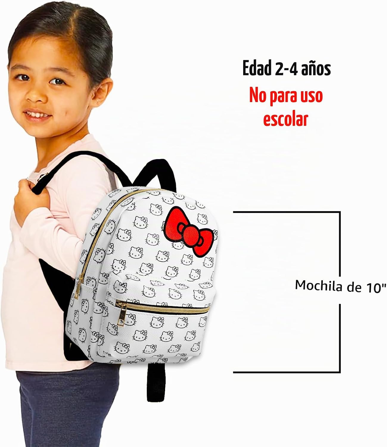 Hello Kitty Mini mochila para niñas - Paquete con mochila Hello Kit...