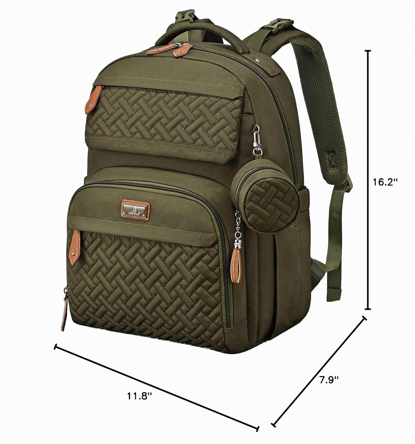 BabbleRoo - Mochila para pañales unisex con cambiador, funda para c...