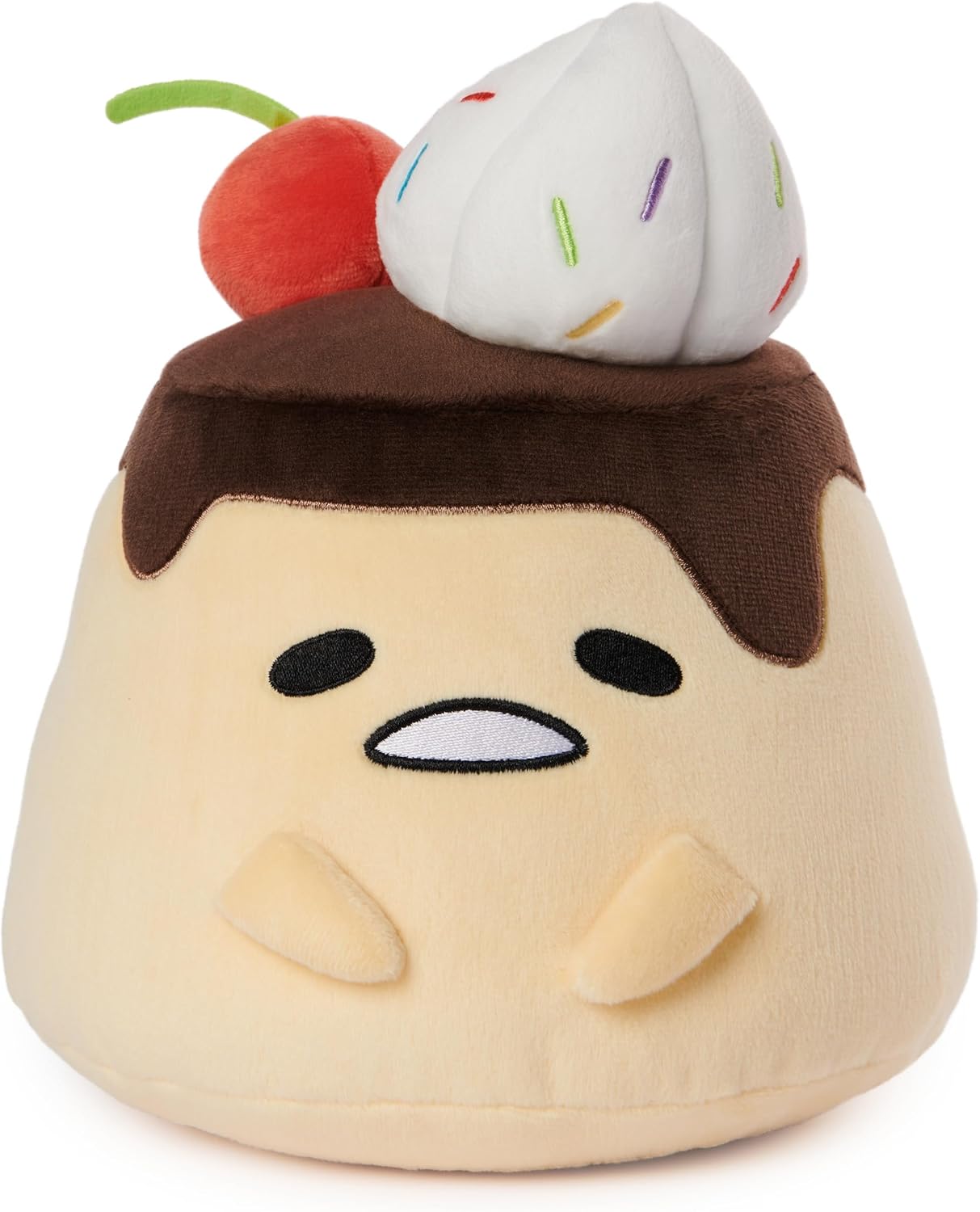 GUND Sanrio Gudetama El huevo perezoso de peluche, Flan Gudetama ju...
