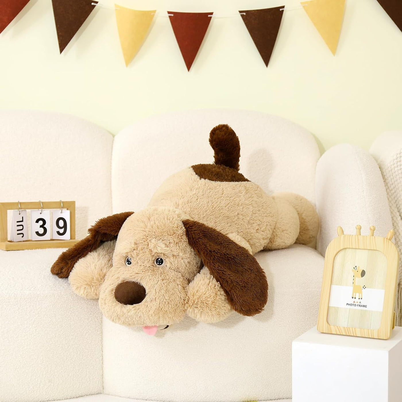 MaoGoLan Peluche de perro gigante, perro de peluche grande de 31 pu...