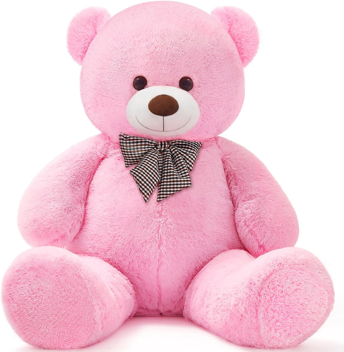SNOWOLF Oso de Peluche Gigante Rosa de 44" Animales de Peluche...