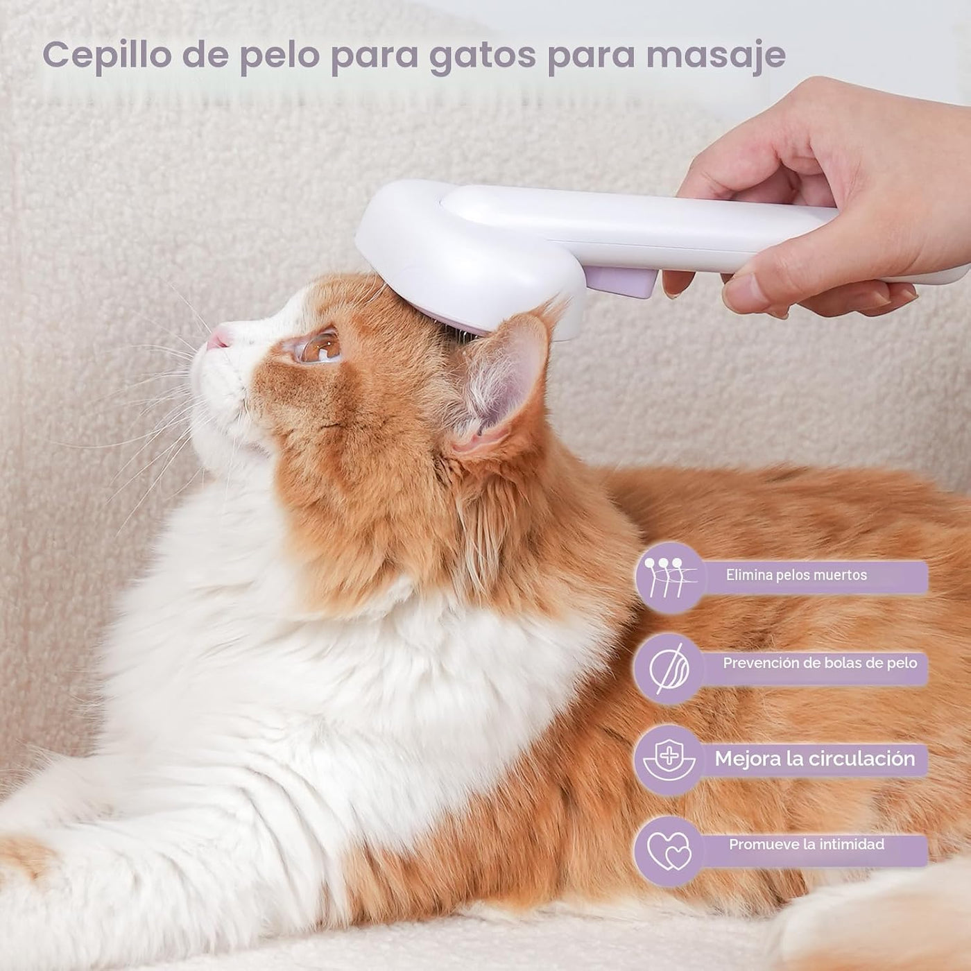 Aumuca Cepillo de Aseo para Gatos y Perros