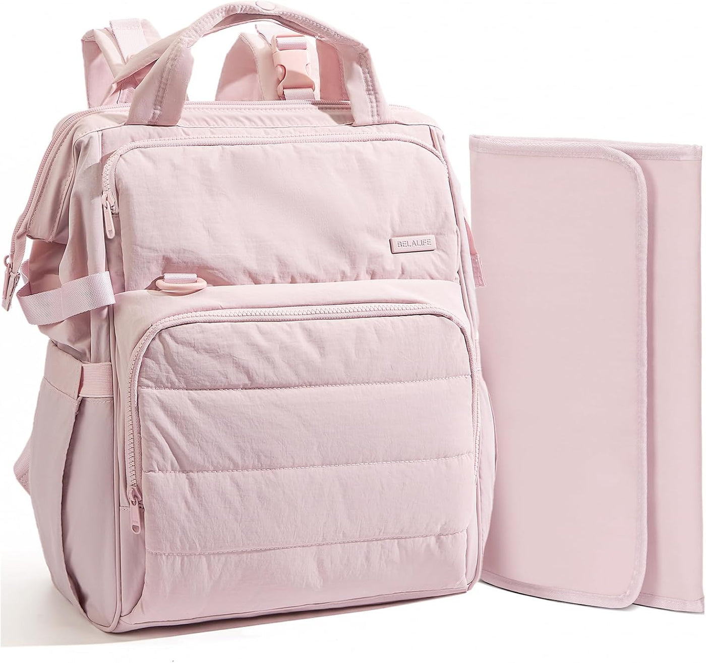 BELALIFE Mochila para pañales con cambiador, organizador para el cu...