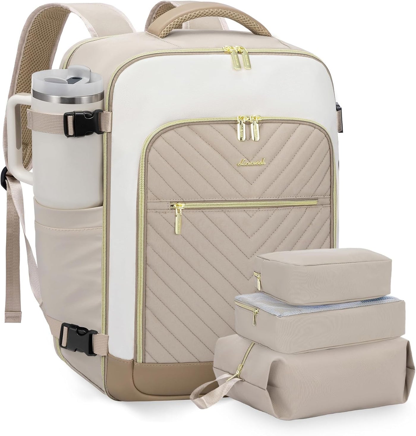 LOVEVOOK Mochila de viaje grande, mochila de mano para aviones, Moc...