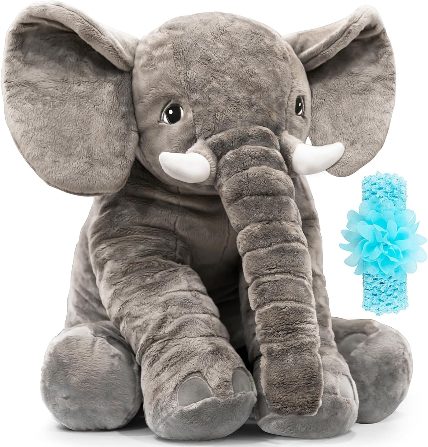 Homily Juguete de Peluche de Elefante Relleno de 24 PULGADAS Colete...