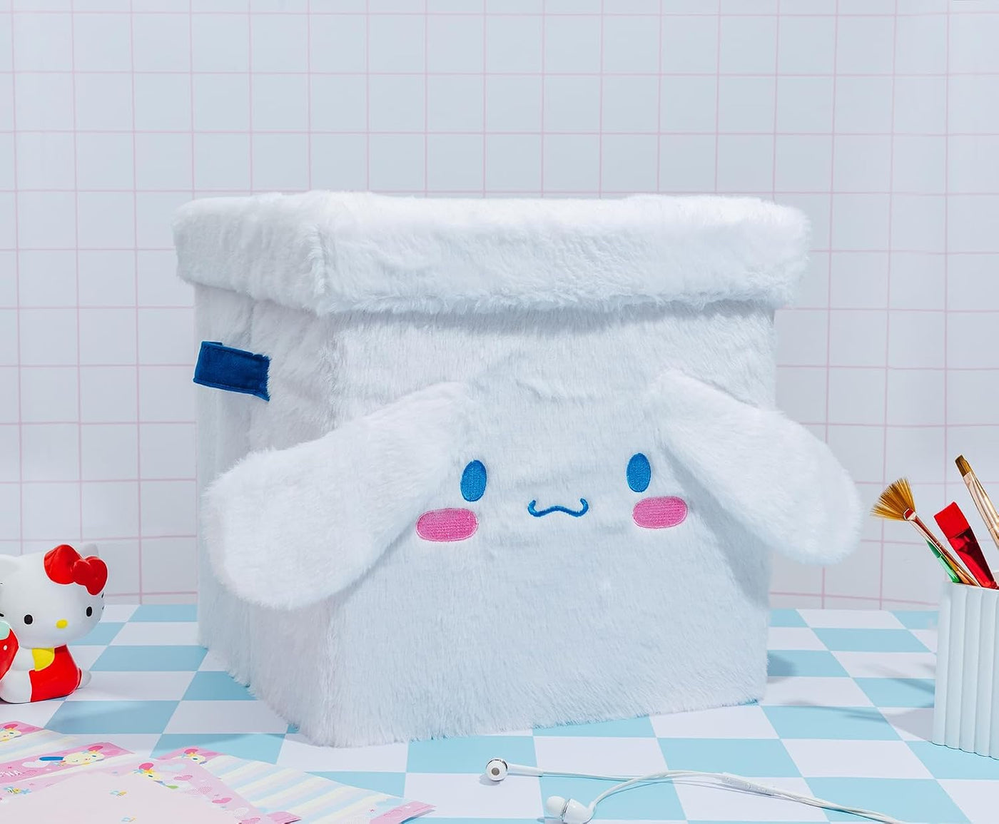 Ukonic Sanrio Cinnamoroll - Cubo de almacenamiento de felpa (13 x 1...