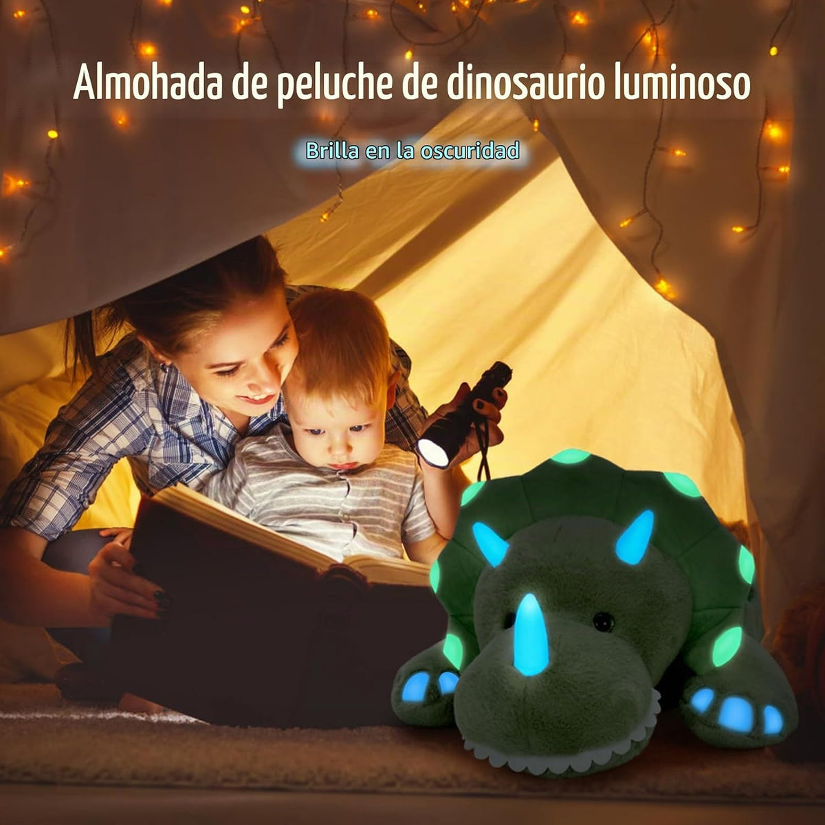 Tezituor Animales de peluche de dinosaurio de 5 libras, 32 pulgadas...