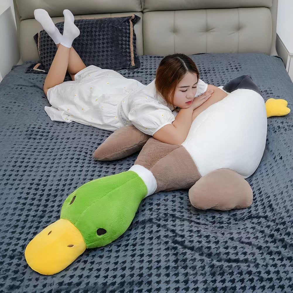 Pasrdqoyp Peluche de Pato Real, Animales de Peluche de Pato Real, A...