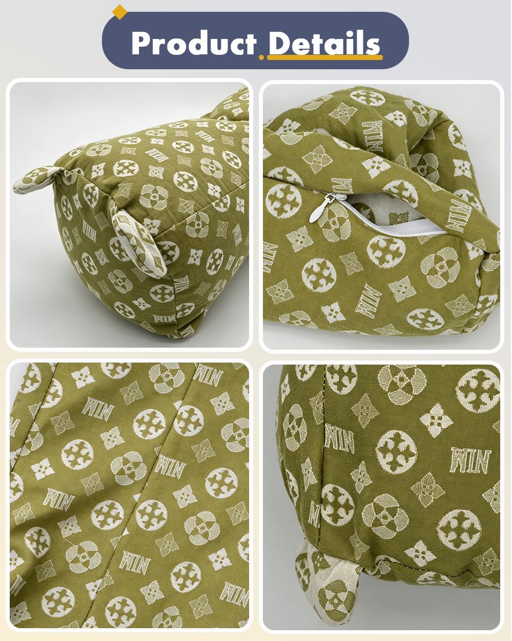 Almohada cervical cervical ajustable del rollo duro de la almohada...