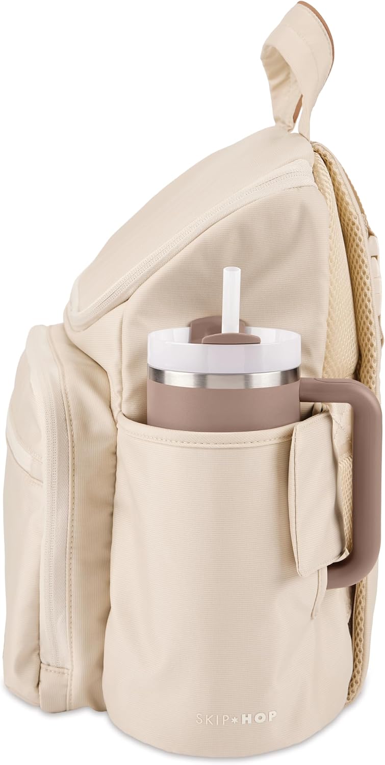Skip Hop - Mochila para pañales con cambiador portátil, soporte aju...