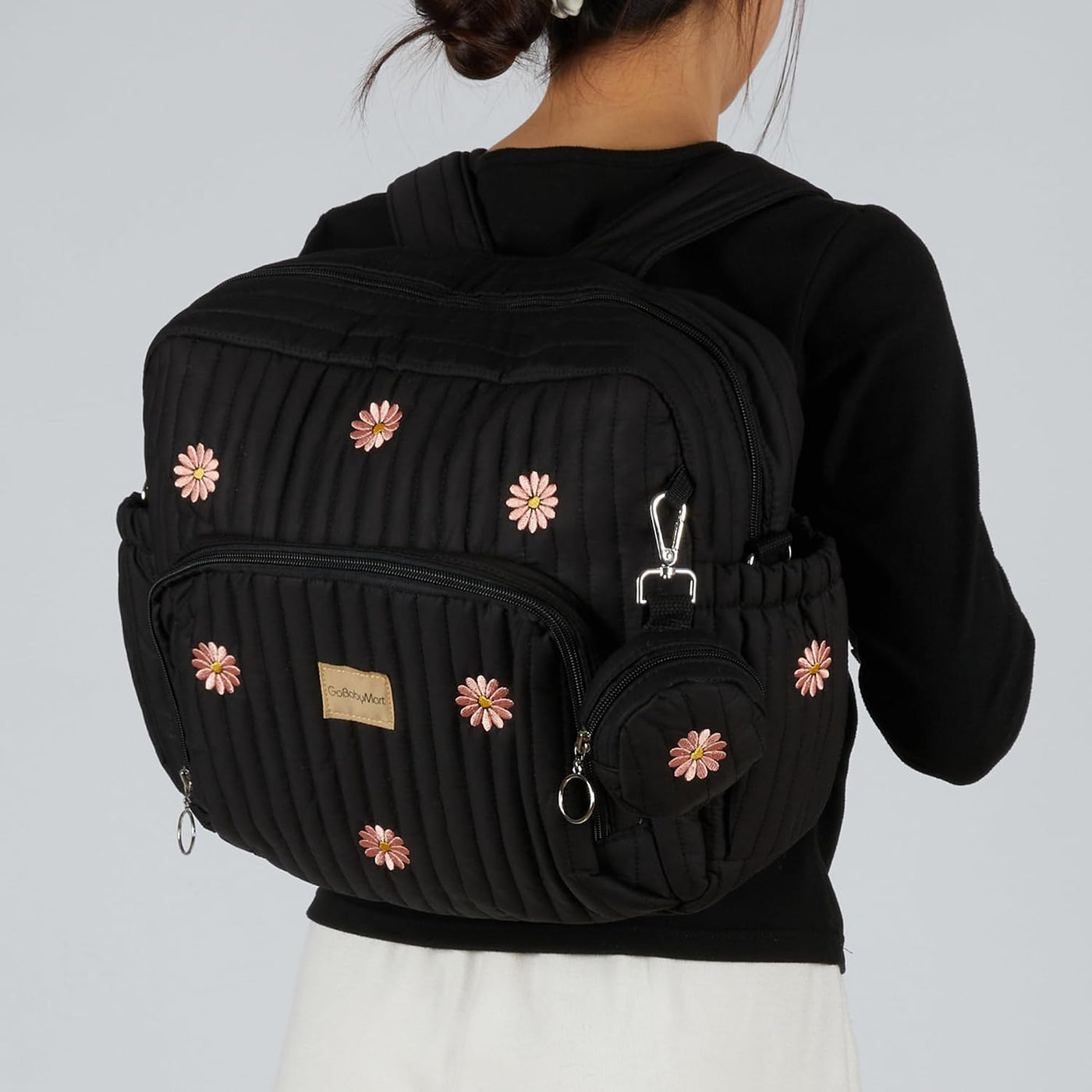 GOBABYMART - Mochila para pañales con cambiador, bolsa de viaje par...