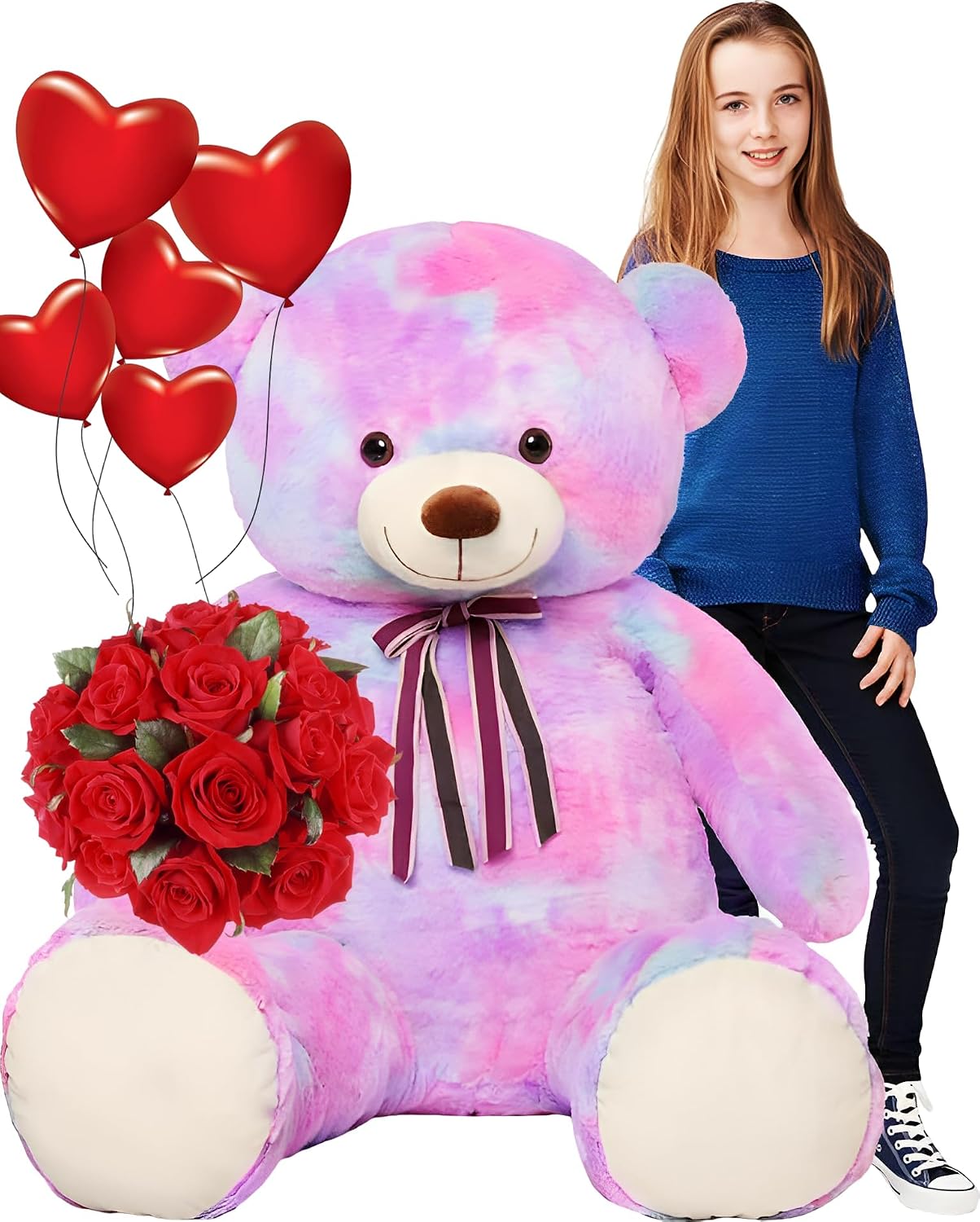 Tezituor Oso de Peluche Grande, Animal de Peluche Gigante de 52'...