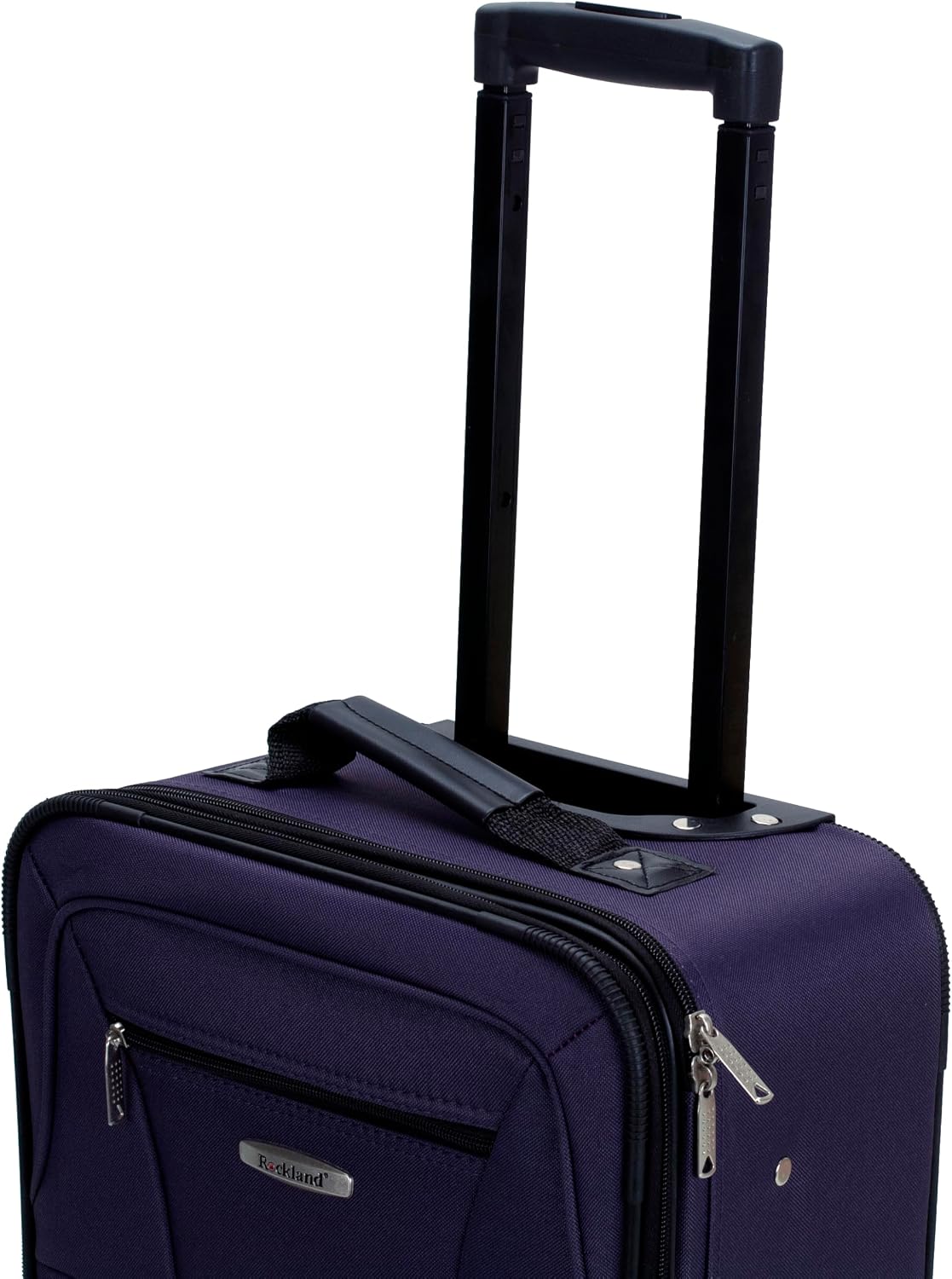 Rockland Fashion Softside Juego de equipaje vertical, morado, 2 pie...