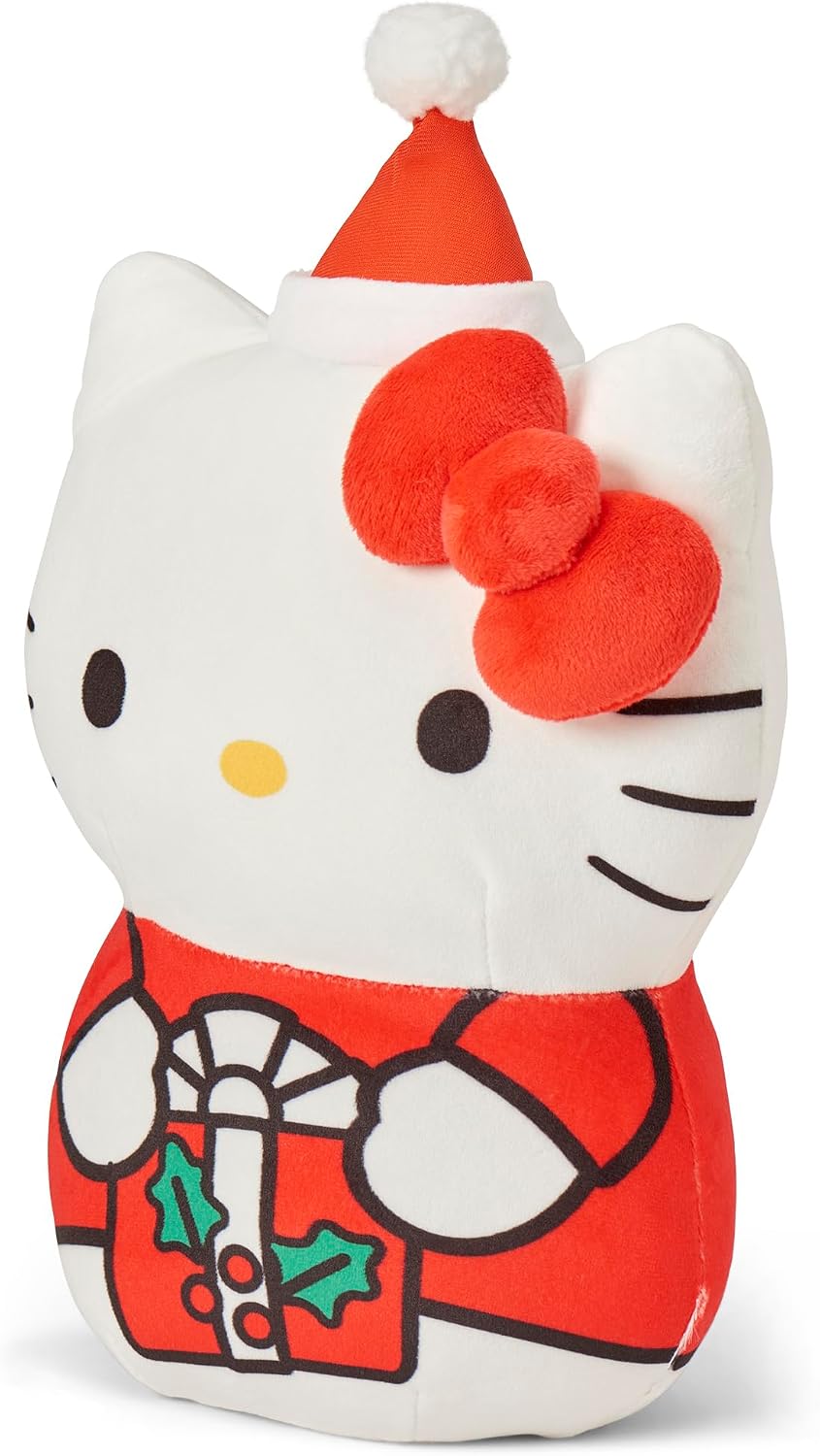 Hello Kitty Santa Sweet Hugger - Juego de almohada y manta - Peluch...