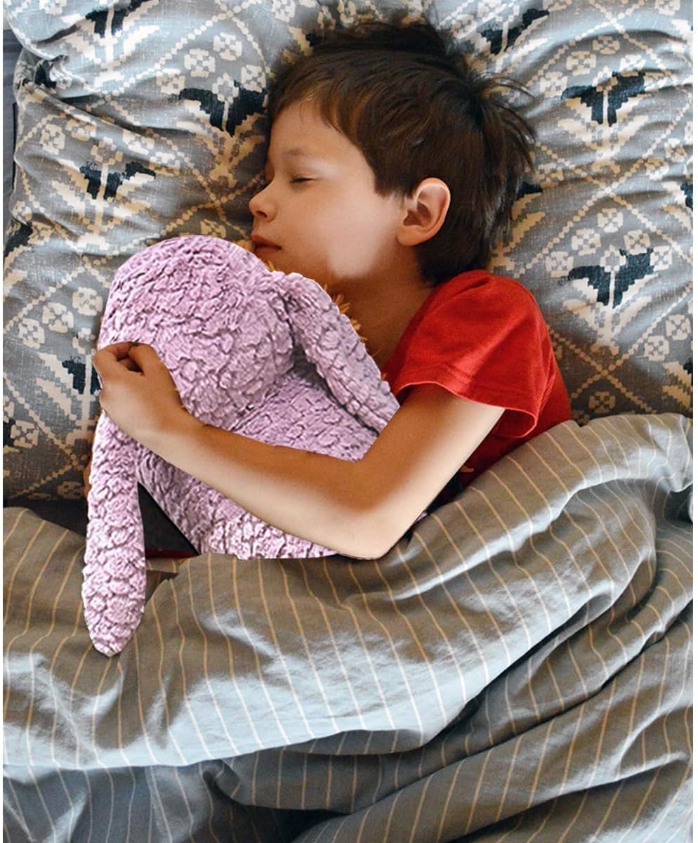 Hofun4U Almohada de felpa de conejo, animal de peluche de conejo, a...