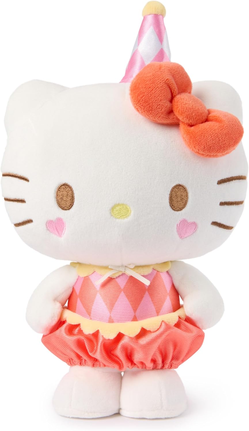 GUND Sanrio Hello Kitty Acrobat Juguete de peluche de circo de 9,5...