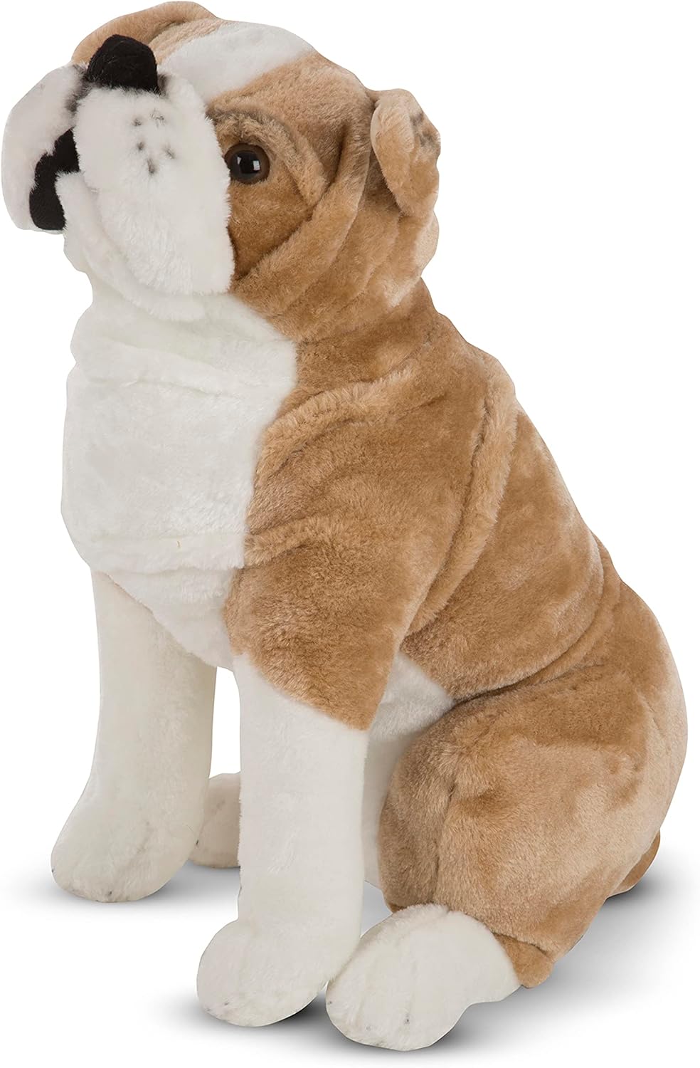 Melissa & Doug Bulldog inglés gigante, animal de peluche realis...
