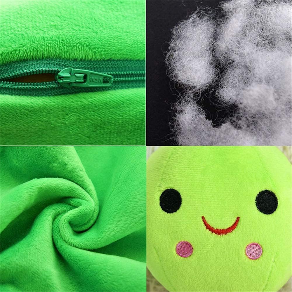 AOQI Peluche Gigante de Guisantes en una Vaina Juguete de Peluche A...