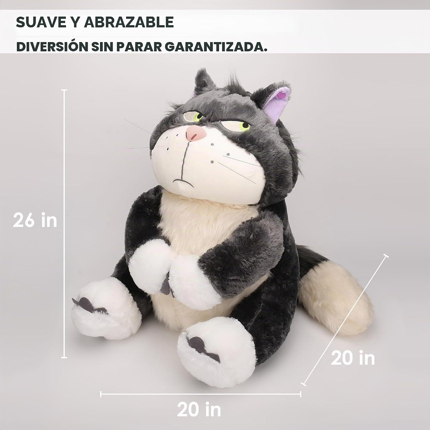 Juju Juguetes de Felpa Gato Gruñón (66 cm) - Peluche Gigante de Gat...
