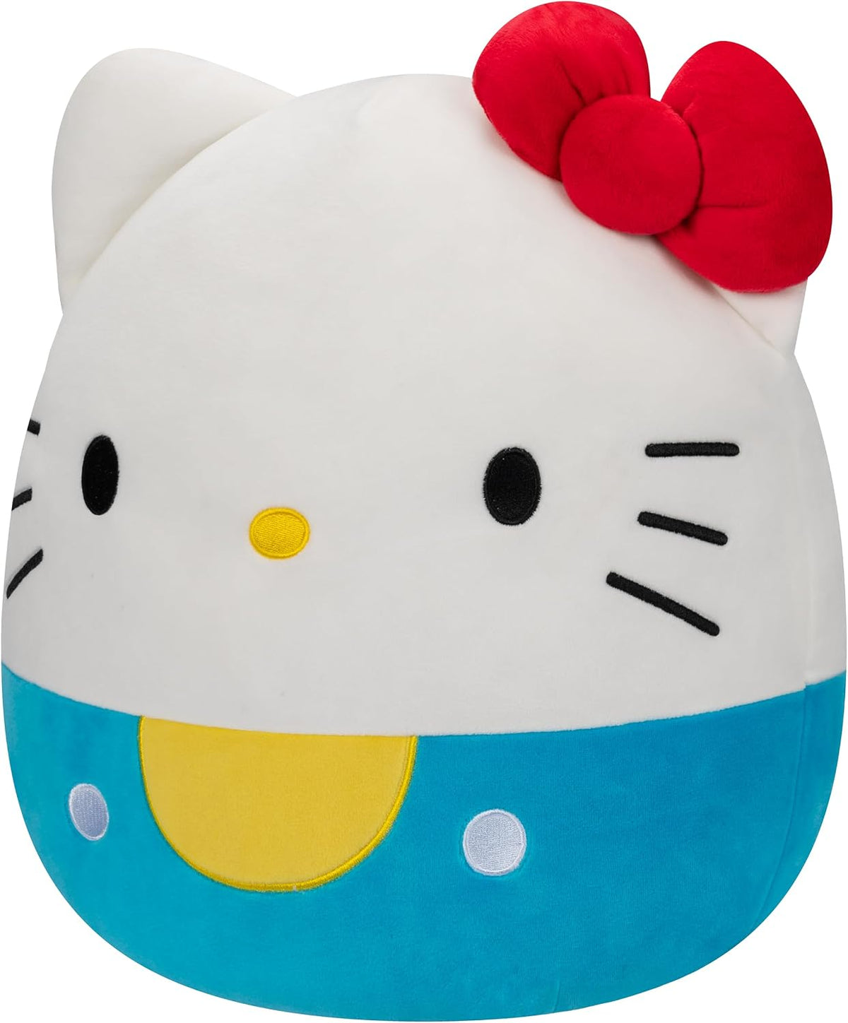 Squishmallows Original Sanrio Hello Kitty de 14 pulgadas con peto a...