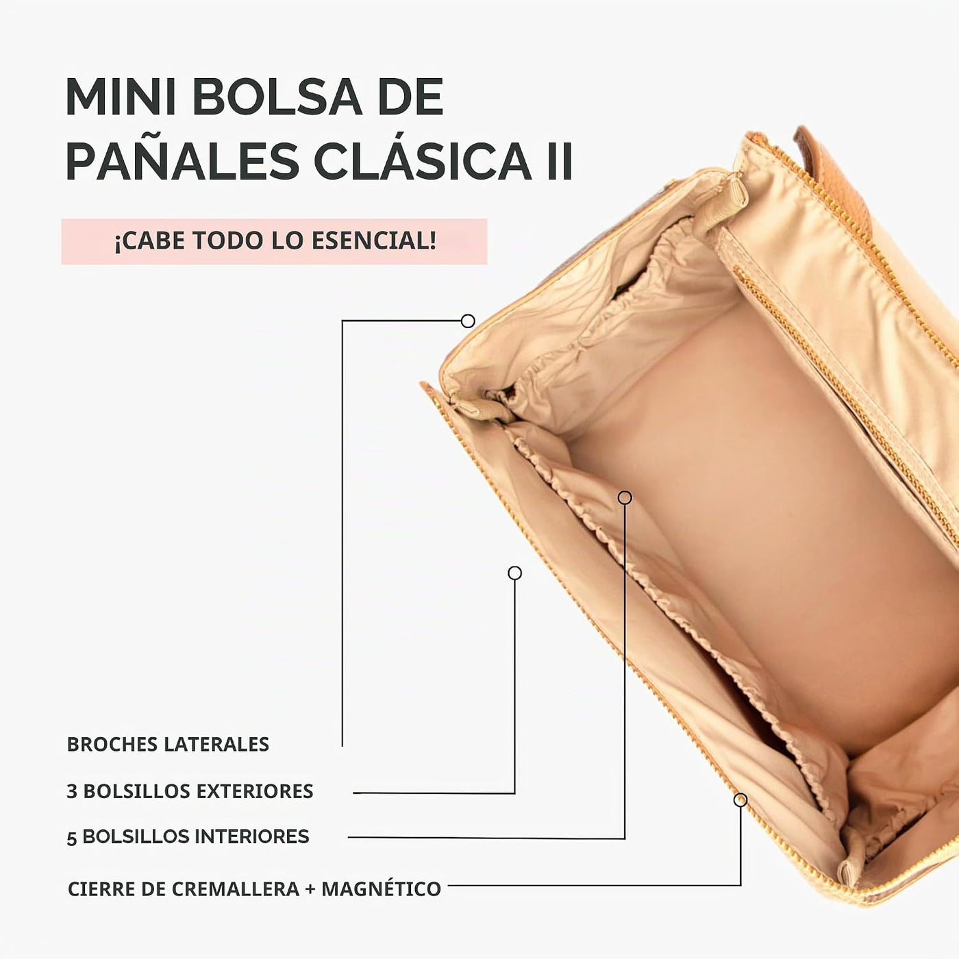 Freshly Picked Mini Pañalera II Mochila \u2013 Bolso pequeño de cue...