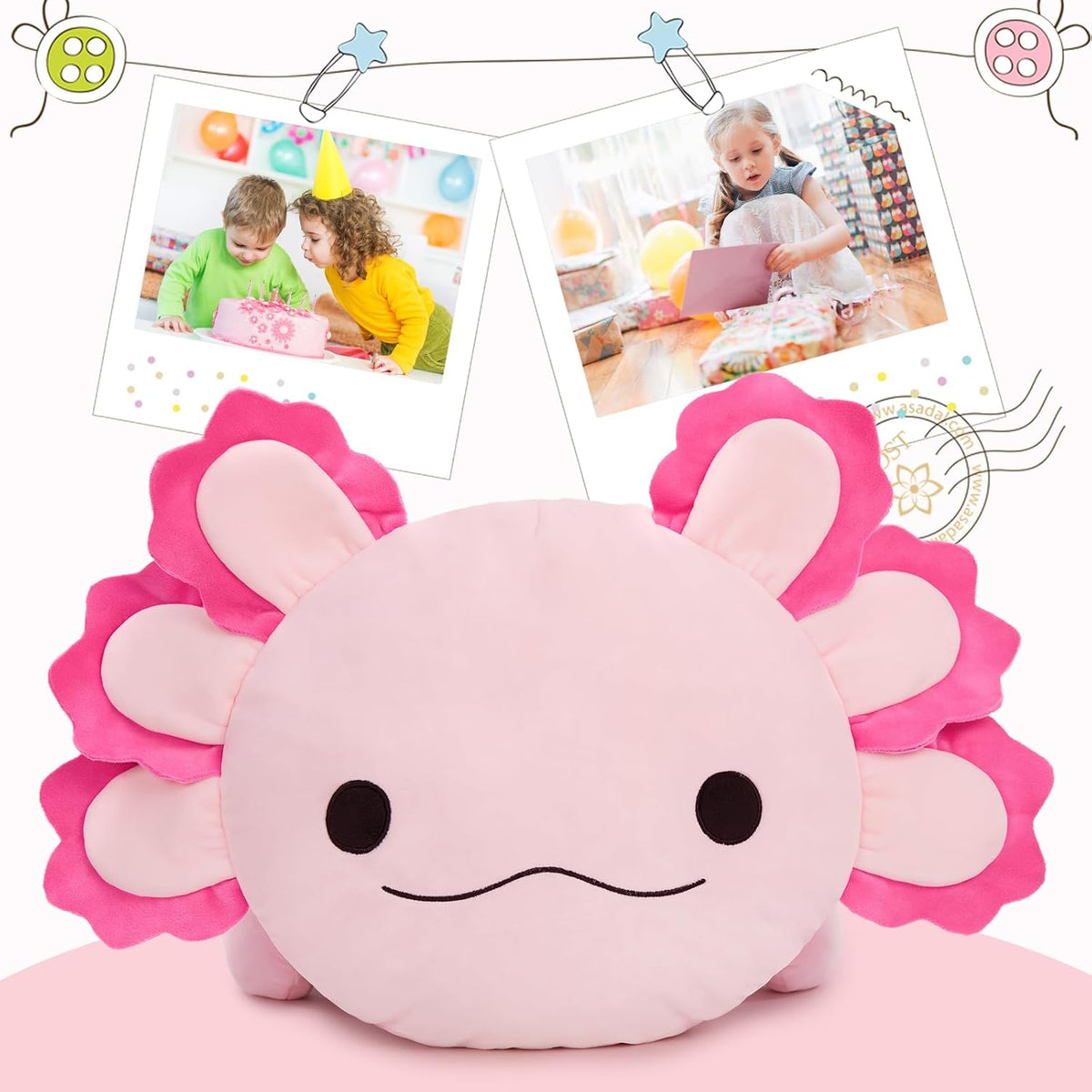 MaoGoLan Peluche de Ajolote Gigante de 47", Animal de Peluche d...