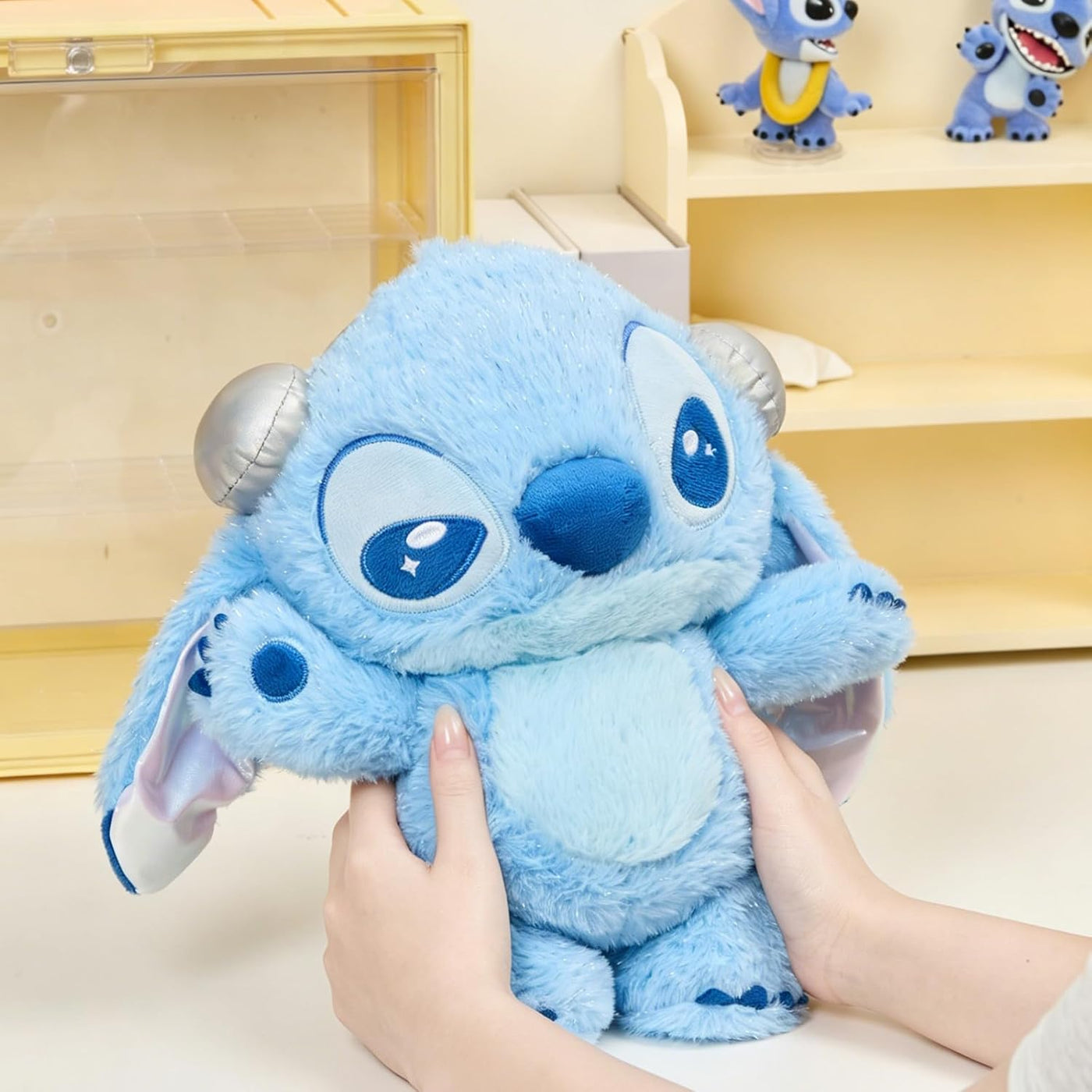 MINISO Peluche de Disney Stitch de 11.5 pulgadas, peluche de puntad...