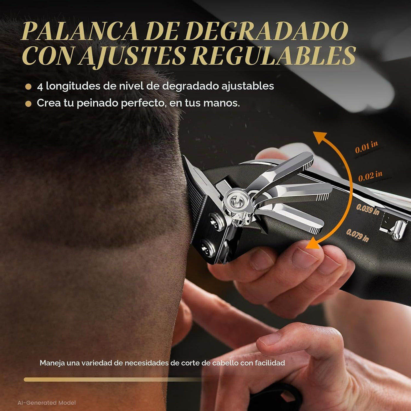 PRITECH - Cortapelos profesionales para hombres, cuchillas de acero...